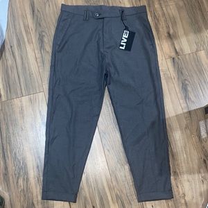 Men dark grey dress pants NEVER WORN NWT